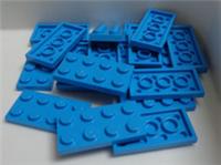 LEGO Parts & Pieces 3020 - 6210675 Plates 2x4 Dark Azur x18