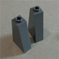 LEGO 4460 - 4221745 Slope Brick 1X2X3 Dark Stone Grey x2 **