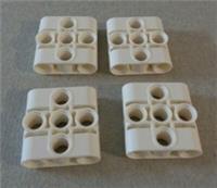 LEGO TECHNIC 6247424 - 39793 1x3x3 Connector Beam White x4 Parts & Pieces **