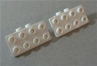 LEGO Spares 21731 / 93274 1X2 - 2X4 Bracket White x2 Parts