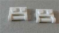 LEGO Parts 48336 - 4222017 Plate 1x2 with Handle on Side White x2**