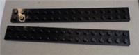 LEGO Parts & Pieces 4282 428226 Plate 2X16 Black x2
