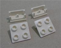 LEGO 3937 6134 393701 4612342 Hinge Base 1x2 Rocking Plate 2x2 White x2 Pairs