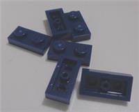 LEGO Pieces & Parts 3023 - 4528981 Plate 1X2 Earth Blue x6