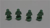 Lego 90398 / 53017 Minifigure Utensil Statuette Trophy Sand Green x4