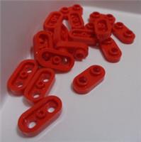 LEGO 35480 - 6210269 Plate 1x2 Rounded ends With Open Studs Red x18