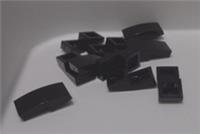 LEGO 11477 - 6047276 Curved 1X2 PLATE W/BOW Black x10