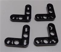 LEGO TECHNIC 32056 6271810 Beam 3x3 L-Shape Thin Black x4 Parts/Pieces