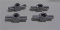 LEGO TECHNIC 6538176 27940 Beam 1 W/2 Cross Axles 180 Medium Stone Grey x4