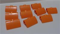 LEGO TECHNIC 6358255 - 71682 Bowed Panel 2x3x1 Orange x10