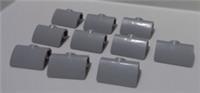 LEGO TECHNIC 6321713 - 71682 Bowed Panel 2x3x1 Medium Stone Grey x10
