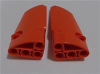 LEGO TECHNIC 64683 64391 Left And Right Panel 3x7 Reddish Orange x1 Pair