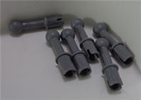 LEGO TECHNIC 80477 - 6365695 Pin with Bar and Tow Bar Dark Stone Grey x6