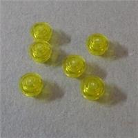 Lego 4073 - 30057 - 6240216 Trans Yellow 1x1 Round Plate x6 **