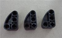 LEGO Technic 71708 Liftarm, 2 x 3 L-Shape Quarter Ellipse Black x3 Parts