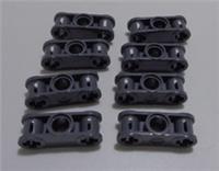LEGO TECHNIC 32184 42142 Double Cross Block with Two Axle Dark Stone Grey x8