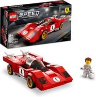 LEGO Speed Champions 1970 Ferrari 512 M Red Race Car Toy Model Building Set