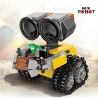 Space Mini Robot MOC Building Bricks Toys 217Pcs Tracked Bot Model Classic Movie