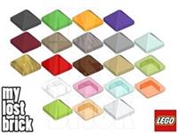 LEGO - Part 22388 / 35344 - Slope 1x1x(2/3) Pyramid (SINGLE) +NEW +SELECT COLOUR