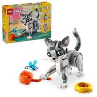 LEGO Creator 3 in 1 Playful Cat Toy - Building Toy with 3 Building Options, Cat,