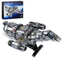 Spaceship Building Blocks Shuttle Firefly-class Bricks Toys with Display Stand S