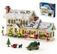 Christmas Holiday House Building Set Christmas Holiday Snow Village Blocks Toys