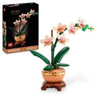 LEGO Botanicals Mini Orchid Artificial Flowers Set for Adults Indoor Plant with