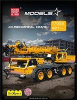 997Pcs Technical Mechanical Crane Car Building Block City Enginerring Truck Bric