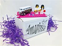 Lego John Lennon Yoko Ono GIFT BOX SET - 100% Genuine Lego pieces - Beatles fan!