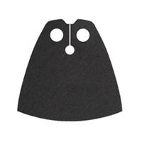 X2 CUSTOM Fabric Capes ideal for Lego minifig. X2 Black Capes only. NP0064