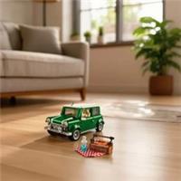 New Mini Cooper 10242 Creator Expert Moc 1077pcs Plus Figures, Stickers
