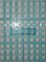 LEGO  1 x 4 Tanslucent Blue 1x4 Flat Plates 50 Pieces
