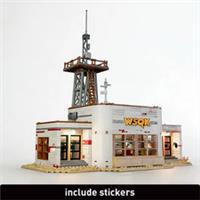 Stranger Things Hawkins WSQK Radio Station Vecna Mike Building Blocks DIY Toy