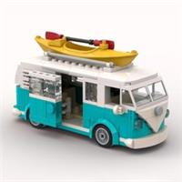 Creator Expert Volkswagen T1 Camper Van VW VDUB Red Building Kit Retired Set