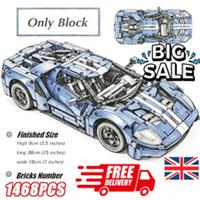 NEW MOC 42154 Technic 2022 Ford GT Building Blocks Icons 1468pcs Car Toys Gifts