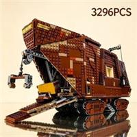 Build Blocks - STAR WARS - Sandcrawler | 3296pcs + 7 Figures (75059) ABS Kit