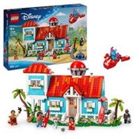 LEGO  Disney Lilo and Stitch Beach House Building Toy Set - Easter Treat with 6
