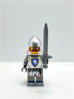 LEGO White Horse Knight Minifigure ~ Medieval Castle BRAND NEW (Type 1)