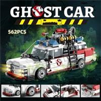 562PCS Ghost Racing Car Building Blocks MOC Halloween Model DIY Assembly Toy UK
