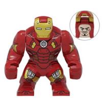 Custom LEGO Iron Man Big Figure Marvel Avengers Red Gold Armour Figure