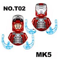 Custom LEGO Iron Man MK5 Minifigure Marvel Mark 5 Figure
