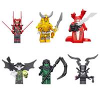 Custom LEGO Ninjago Villain Minifigure Bundle Samurai Snake Oni Set of 6pcs