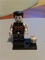 Custom LEGO X-Men Colossus Minifigure Marvel Metal Figure With Stand