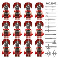 Custom LEGO Roman Soldiers Minifigure Bundle Army 12pcs Shields Set