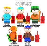 South Park Custom Lego Minifigures Bundle Stan Kyle Cartman Kenny Butters 5pcs