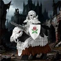 Castle Knights Army Custom Lego Mini Figure Skeleton Soldier Horse Riders Toys