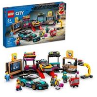 LEGO City Custom Car Garage 60389, Toy Garage Building Set with 2 Customizable