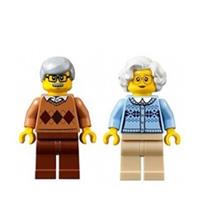 Lego Nana & Grandad Minifigure Set