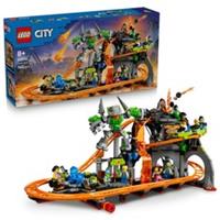 LEGO City 60501 Lava Land Roller Coaster Park Set 3-Carriage Ride 27x54x27cm