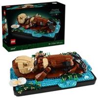 LEGO Ideas 21366 Floating Sea Otters Set for Adults Brick-Built Animal Model